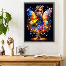 Load image into Gallery viewer, Diamond Painting - Full Round - little butterfly fairy (30*40CM)