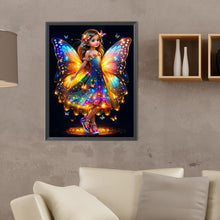 Load image into Gallery viewer, Diamond Painting - Full Round - little butterfly fairy (30*40CM)