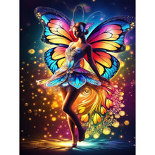 Load image into Gallery viewer, Diamond Painting - Full Round - butterfly fairy (30*40CM)