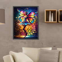 Load image into Gallery viewer, Diamond Painting - Full Round - butterfly fairy (30*40CM)