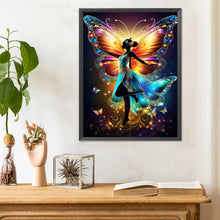 Load image into Gallery viewer, Diamond Painting - Full Round - butterfly fairy (30*40CM)