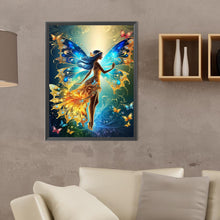 Load image into Gallery viewer, Diamond Painting - Full Round - butterfly fairy (30*40CM)