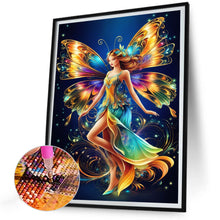Load image into Gallery viewer, Diamond Painting - Full Round - butterfly fairy (30*40CM)