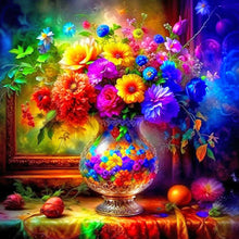 Load image into Gallery viewer, Diamond Painting - Full Round - Colorful oil painting flowers (40*40CM)