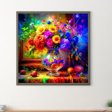Load image into Gallery viewer, Diamond Painting - Full Round - Colorful oil painting flowers (40*40CM)