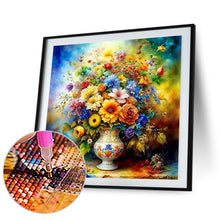 Load image into Gallery viewer, Diamond Painting - Full Round - Colorful background of flowers (40*40CM)