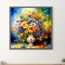 Load image into Gallery viewer, Diamond Painting - Full Round - Colorful background of flowers (40*40CM)