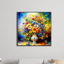 Load image into Gallery viewer, Diamond Painting - Full Round - Colorful background of flowers (40*40CM)