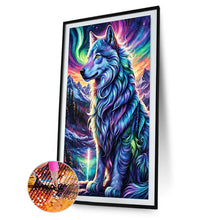Load image into Gallery viewer, Diamond Painting - Full Round - Aurora Wolf (40*60CM)