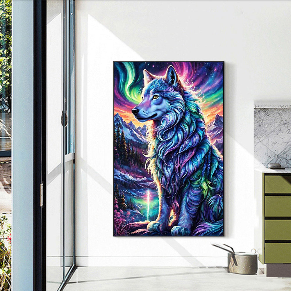 Diamond Painting - Full Round - Aurora Wolf (40*60CM)