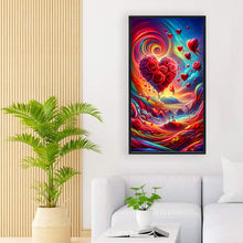 Load image into Gallery viewer, Diamond Painting - Full Round - dreamy clouds rose love (40*70CM)