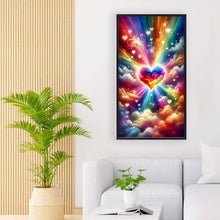 Load image into Gallery viewer, Diamond Painting - Full Round - Fantasy clouds colorful hearts (40*70CM)