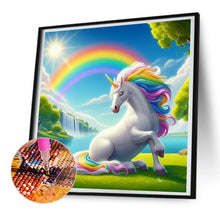 Load image into Gallery viewer, Diamond Painting - Full Round - garden unicorn (30*30CM)