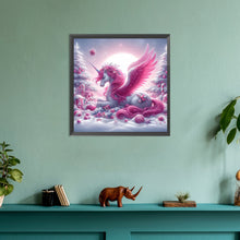 Load image into Gallery viewer, Diamond Painting - Full Round - garden unicorn (30*30CM)