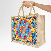 Load image into Gallery viewer, Linen DIY Flower Diamond Painting Purses for Women Adults Kids Craft (Mandala)