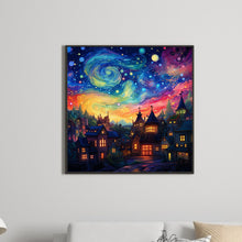 Load image into Gallery viewer, Diamond Painting - Full Round - Fantasy World¡¤Night of Colorful Clouds (30*30CM)