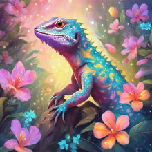Load image into Gallery viewer, Diamond Painting - Full Round - lizard (30*30CM)