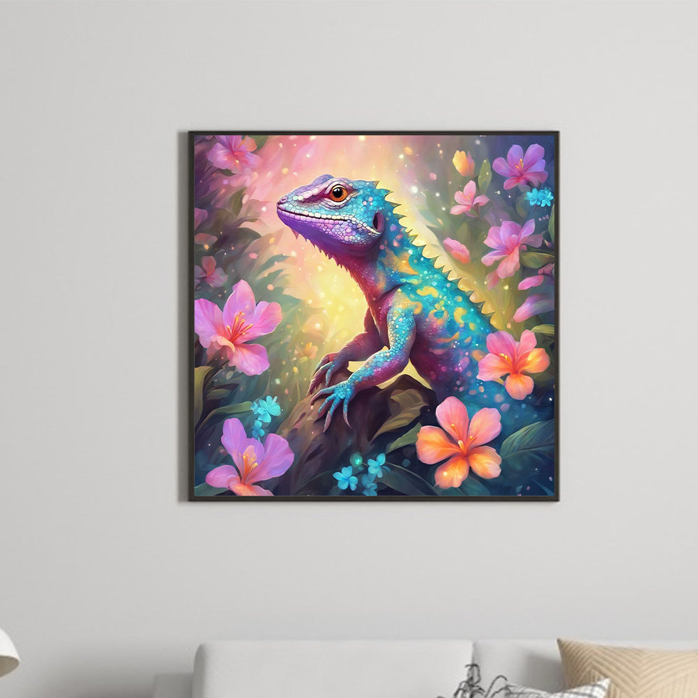 Diamond Painting - Full Round - lizard (30*30CM)