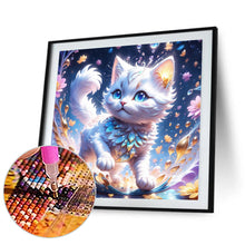 Load image into Gallery viewer, Diamond Painting - Full Round - white cat (30*30CM)