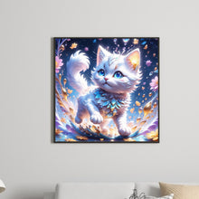 Load image into Gallery viewer, Diamond Painting - Full Round - white cat (30*30CM)