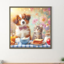 Load image into Gallery viewer, Diamond Painting - Full Round - Dogs and cats (30*30CM)