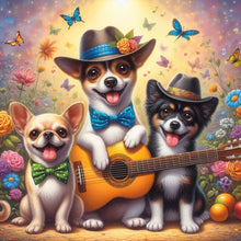 Load image into Gallery viewer, Diamond Painting - Full Round - Music and dogs (30*30CM)