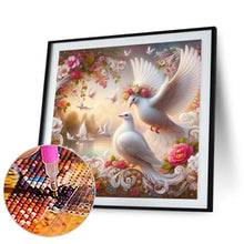 Load image into Gallery viewer, Diamond Painting - Full Round - garden dove (30*30CM)