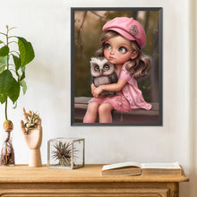 Load image into Gallery viewer, Diamond Painting - Full Round - sweet girl (30*40CM)