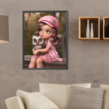 Load image into Gallery viewer, Diamond Painting - Full Round - sweet girl (30*40CM)
