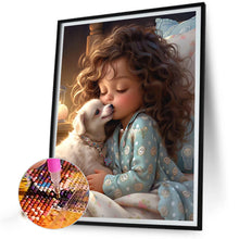 Load image into Gallery viewer, Diamond Painting - Full Round - sweet girl (40*50CM)