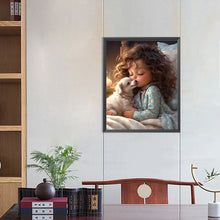 Load image into Gallery viewer, Diamond Painting - Full Round - sweet girl (40*50CM)