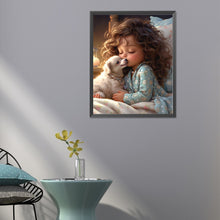 Load image into Gallery viewer, Diamond Painting - Full Round - sweet girl (40*50CM)