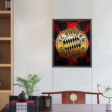 Load image into Gallery viewer, Diamond Painting - Full Round - bayern munich football club logo (40*50CM)
