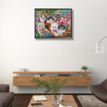 Load image into Gallery viewer, Diamond Painting - Full Square - litter of kittens (50*40CM)