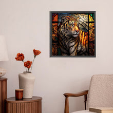 Load image into Gallery viewer, Diamond Painting - Full Round - tiger (30*30CM)