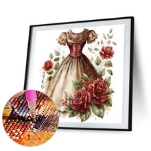 Load image into Gallery viewer, Diamond Painting - Full Round - rose skirt (30*30CM)