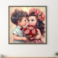 Load image into Gallery viewer, Diamond Painting - Full Round - Valentine's Day young couple (30*30CM)