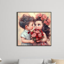 Load image into Gallery viewer, Diamond Painting - Full Round - Valentine's Day young couple (30*30CM)