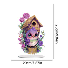 Load image into Gallery viewer, Resin Cute Bird Special Shaped Desktop Diamond Art Kit Desktop Decor (Bird)