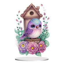 Load image into Gallery viewer, Resin Cute Bird Special Shaped Desktop Diamond Art Kit Desktop Decor (Bird)