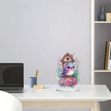 Load image into Gallery viewer, Resin Cute Bird Special Shaped Desktop Diamond Art Kit Desktop Decor (Bird)