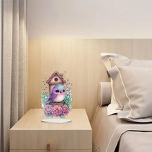 Load image into Gallery viewer, Resin Cute Bird Special Shaped Desktop Diamond Art Kit Desktop Decor (Bird)