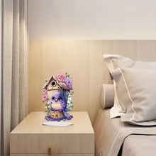 Load image into Gallery viewer, Resin Cute Bird Special Shaped Desktop Diamond Art Kit Desktop Decor (Bird)