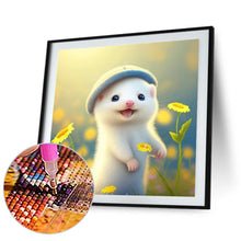 Load image into Gallery viewer, Diamond Painting - Full Round - white hamster (30*30CM)