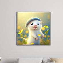 Load image into Gallery viewer, Diamond Painting - Full Round - white hamster (30*30CM)