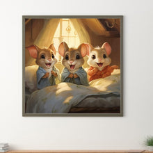Load image into Gallery viewer, Diamond Painting - Full Round - three mice (30*30CM)