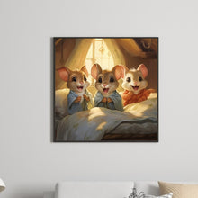 Load image into Gallery viewer, Diamond Painting - Full Round - three mice (30*30CM)