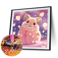 Load image into Gallery viewer, Diamond Painting - Full Round - pink hamster (30*30CM)