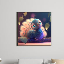 Load image into Gallery viewer, Diamond Painting - Full Round - cute peacock (30*30CM)
