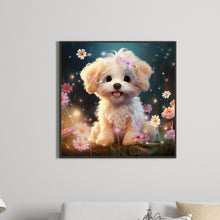 Load image into Gallery viewer, Diamond Painting - Full Round - Flower puppy (30*30CM)